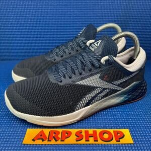 🔴 Reebok Nano 9 Crossfit Women`s Size 7.5 Blue White Athletic Shoes FV5503